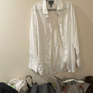 Buttoned Down. White.